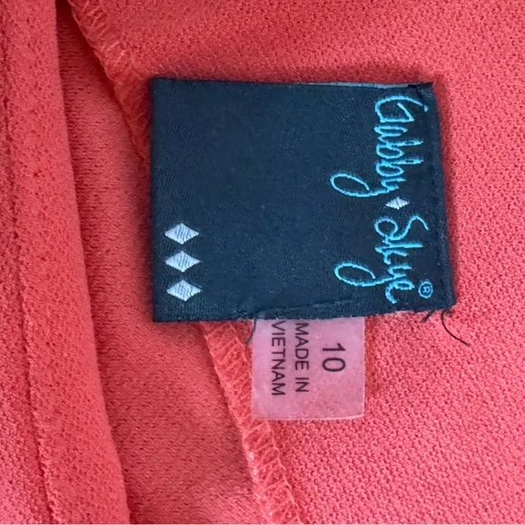 Gabby Skye Orange‎ Sheath Dress with Bell Sleeves - Picture 4 of 6